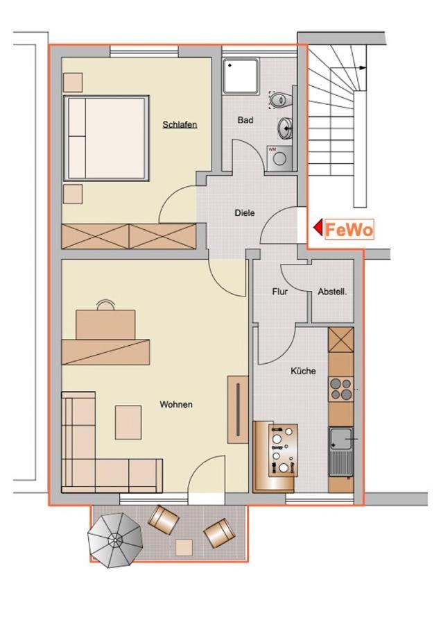 Ferienwohnung Am Alten Weinberg Bad Berleburg Exteriör bild